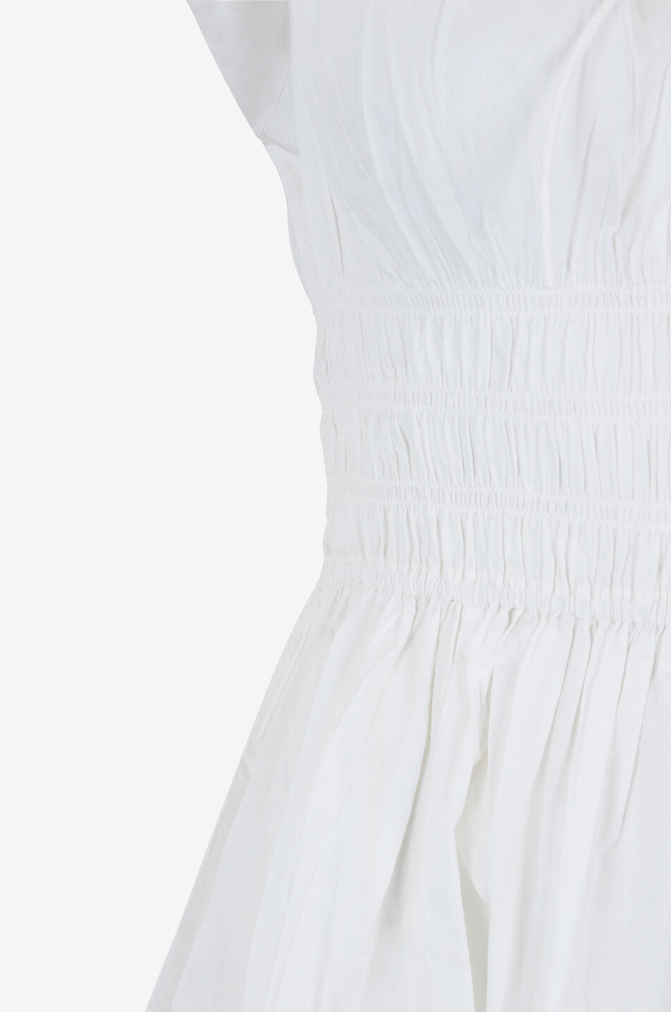 DÔEN Quinn poplin midi dress Women WHITE 3