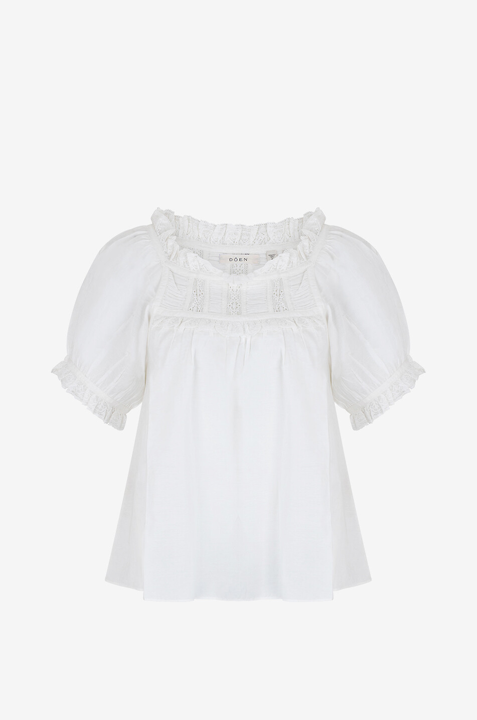 Frances voile and cotton top