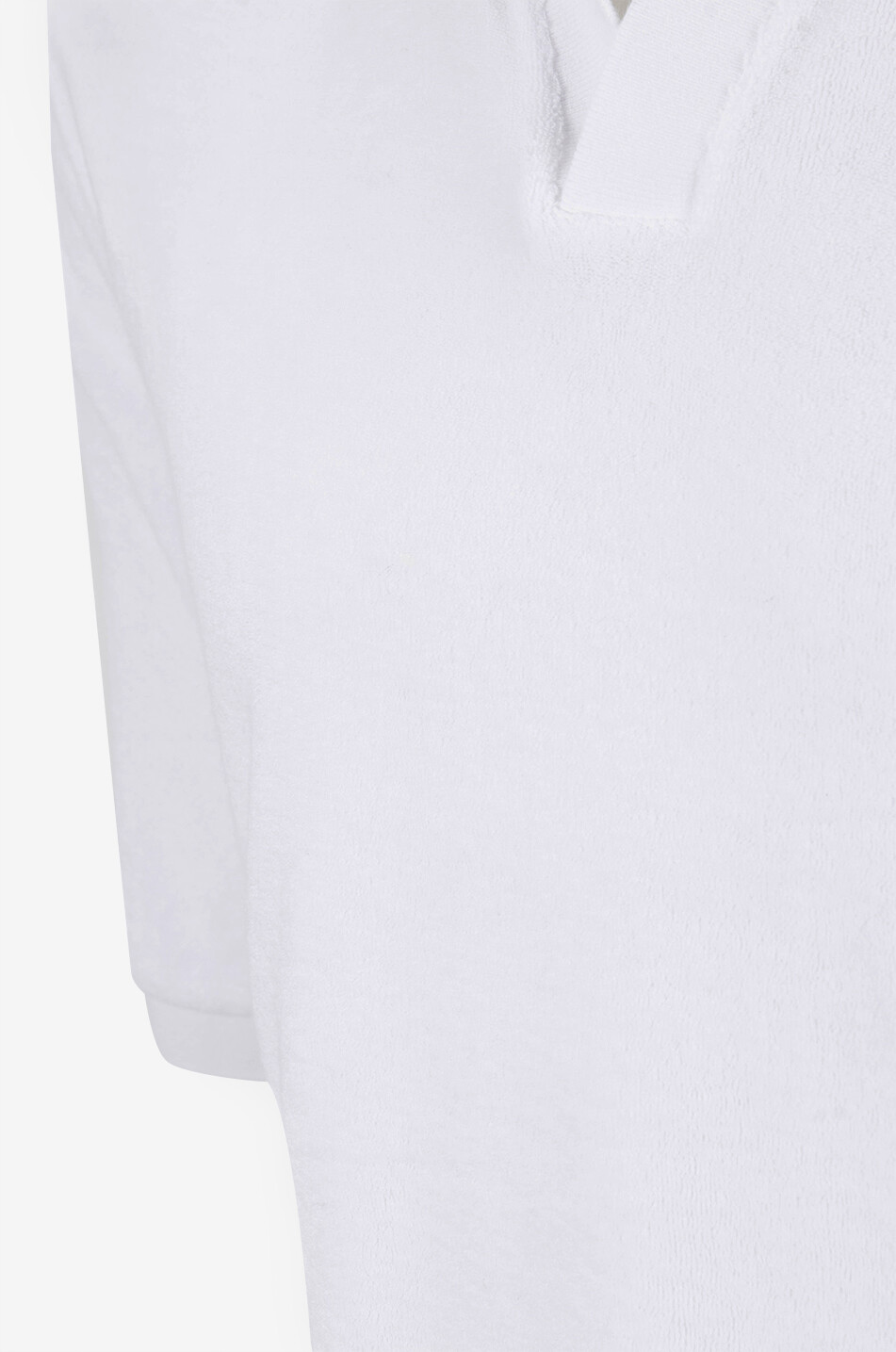 04651/ Polo à manches courtes en éponge Homme BLANC 3