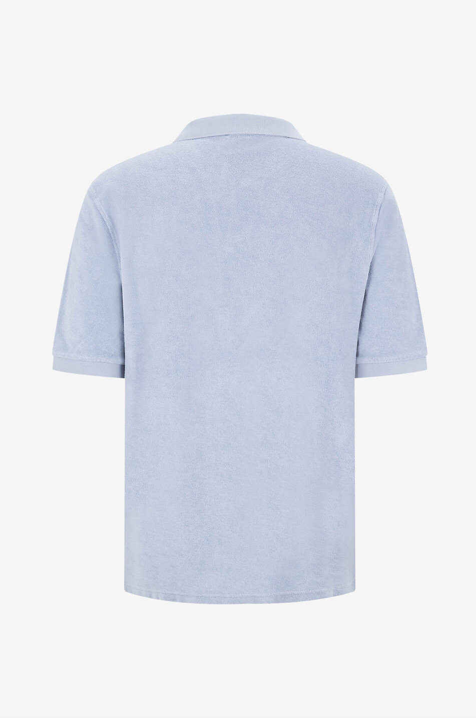 04651/ Polo à manches courtes en éponge Homme BLEU CLAIR 2