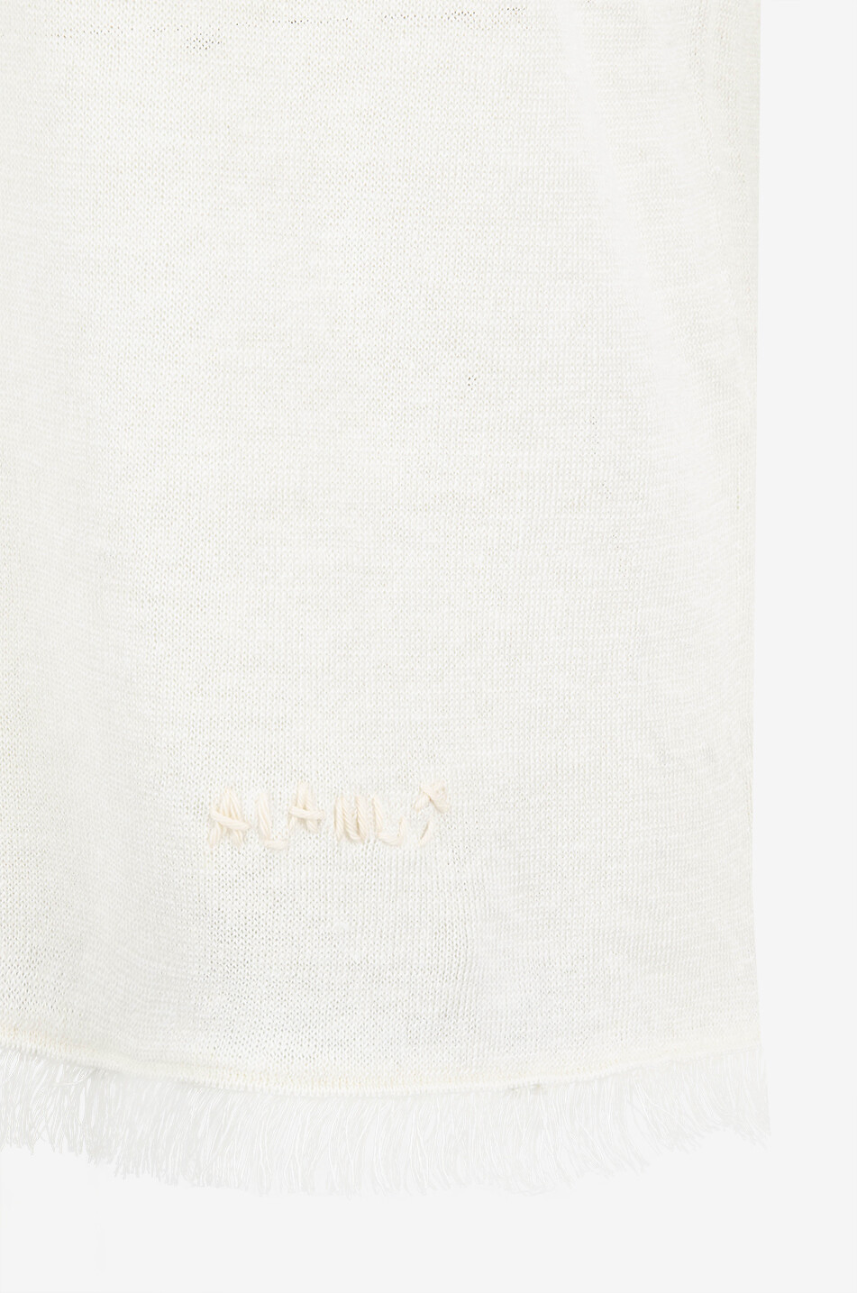 ALANUI Kurzärmeliges T-Shirt aus Leinen Herren CREMEFARBEN 3