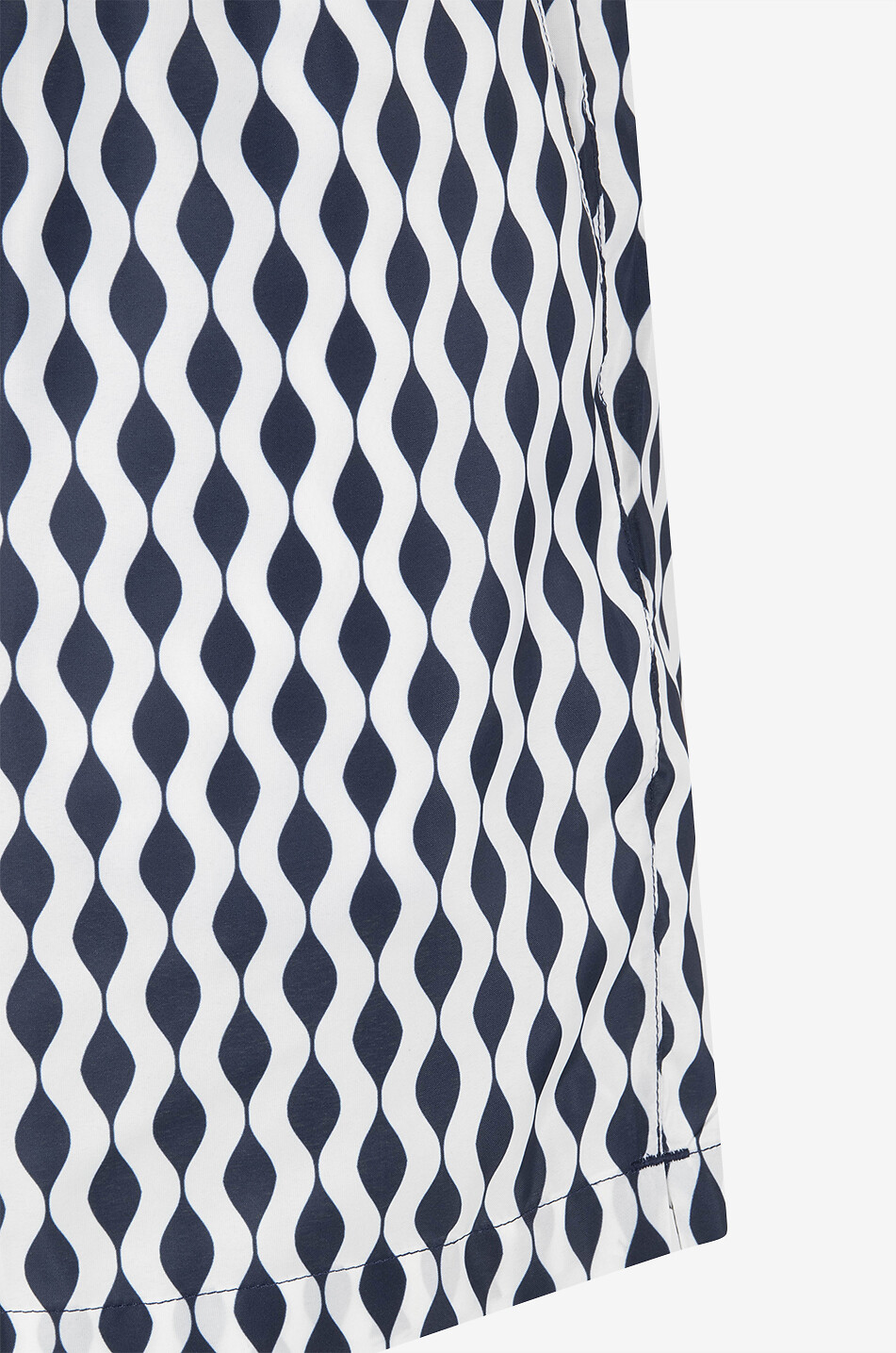 THE RESORT CO Badeshorts mit welligem Motiv Classic Herren DUNKELBLAU 3