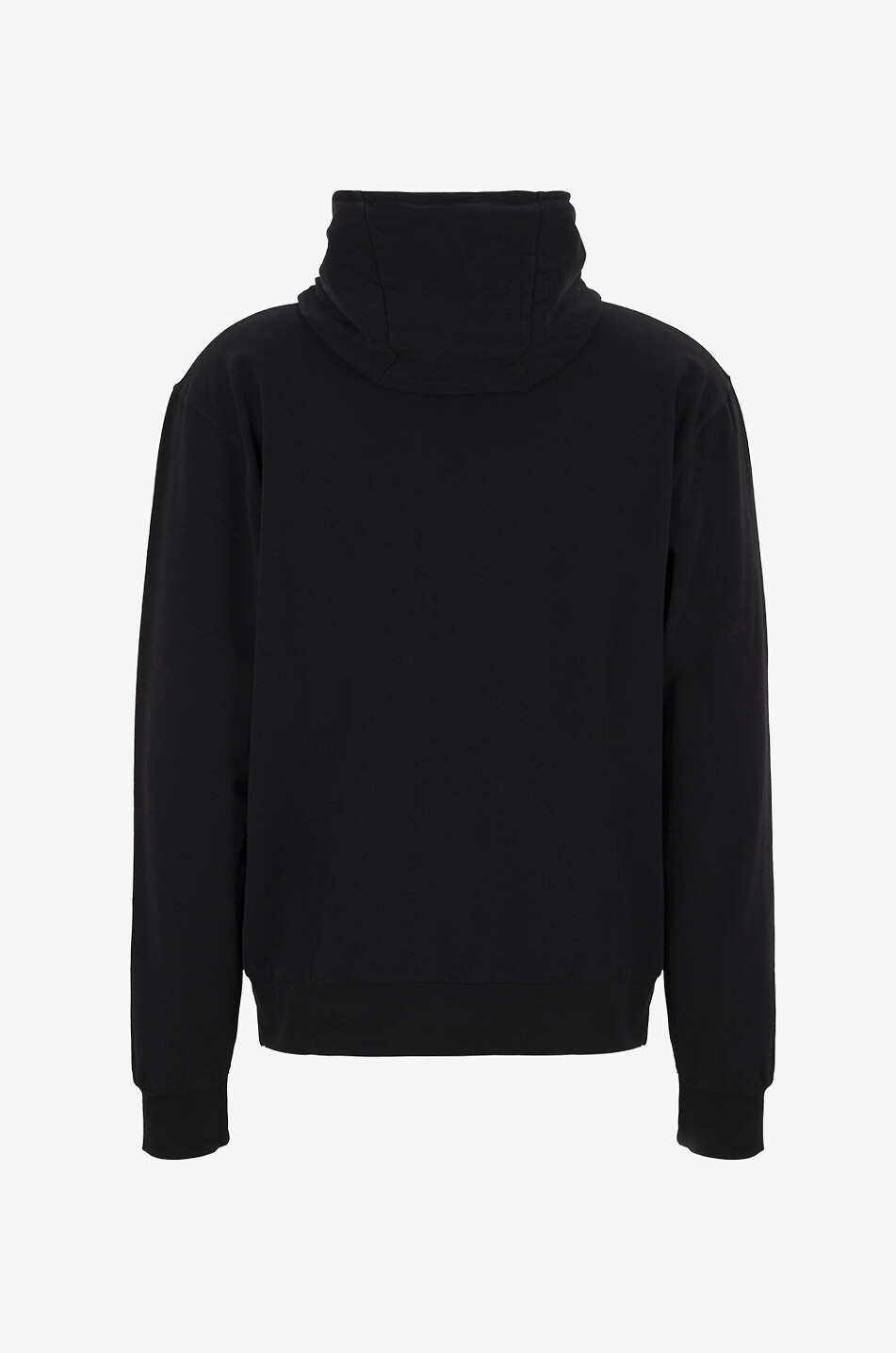 04651/ Sweat-shirt à capuche en coton Homme NOIR 2