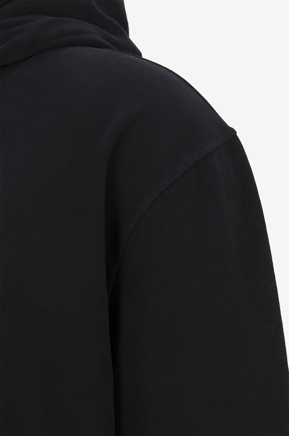 04651/ Sweat-shirt à capuche en coton Homme NOIR 3
