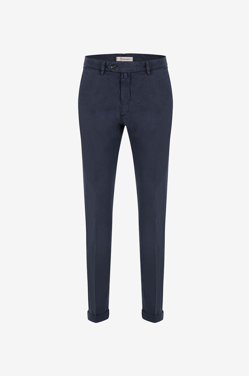 Pantalon chino en sergé de lyocell et coton