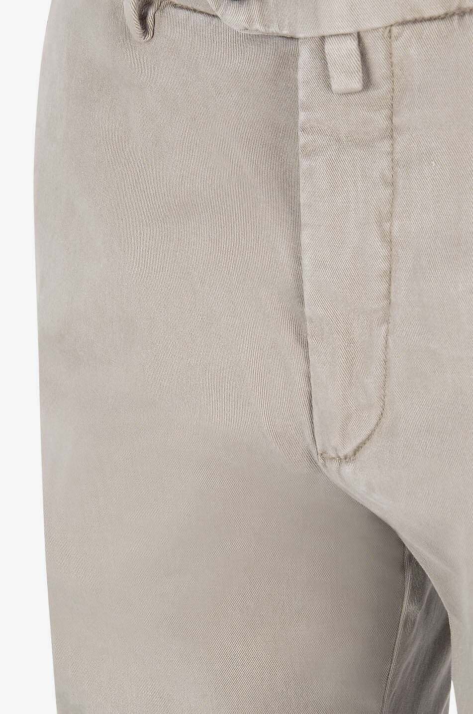 B SETTECENTO Lyocell and cotton twill chino trousers Men BROWN 3