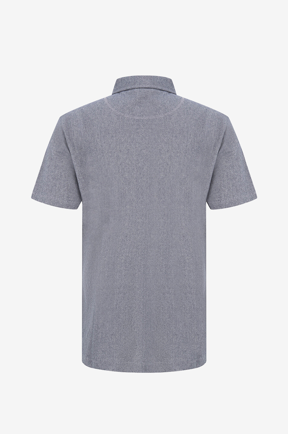 SUNSPEL Riviera Supima cotton piqué slim fit polo shirt Men DARK BLUE 2