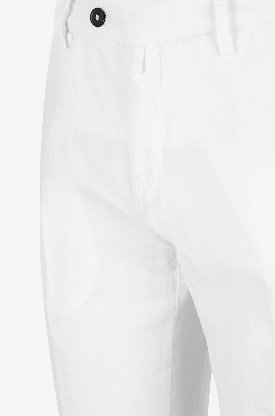B SETTECENTO Pantalon chino en lycra texturé chevrons Homme BLANC 3