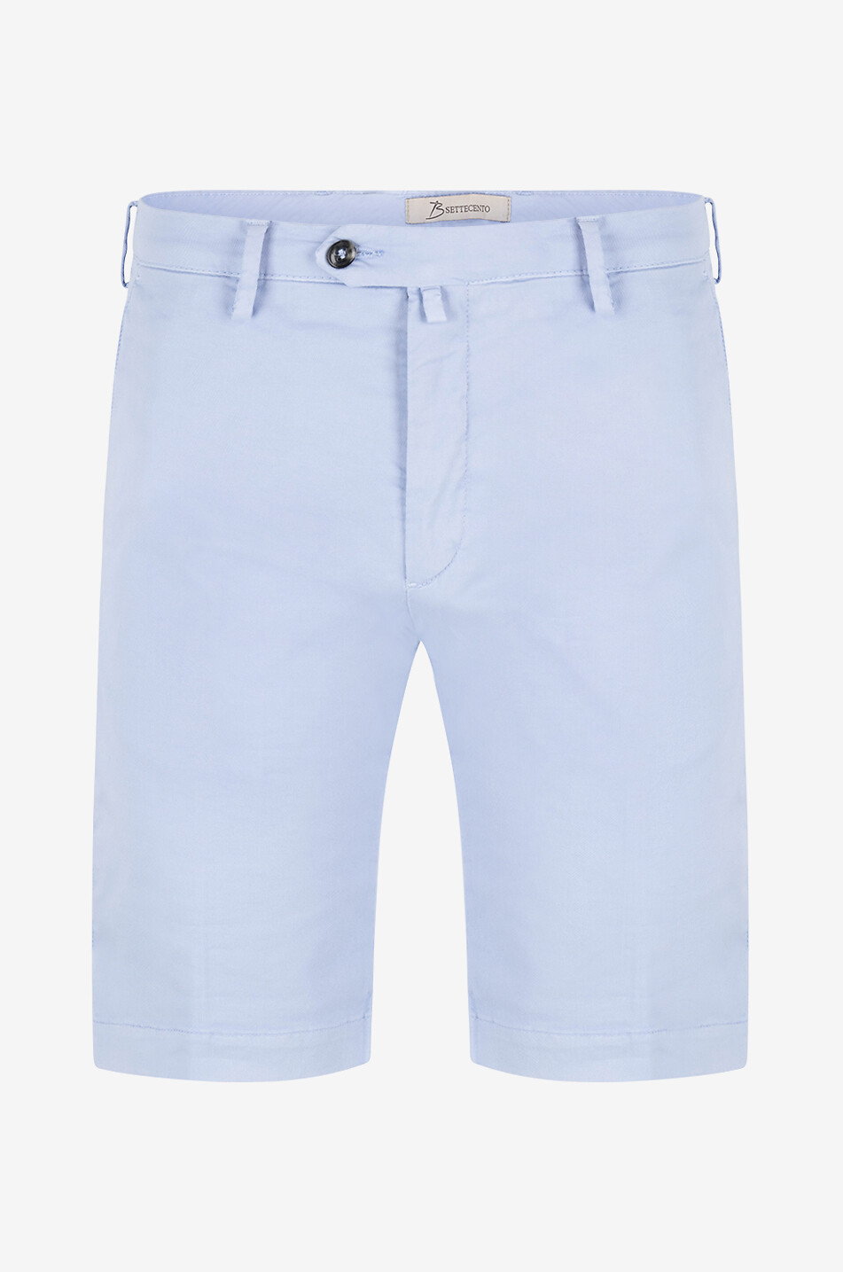 B SETTECENTO Bermuda en sergé de coton Homme BLEU CLAIR 1