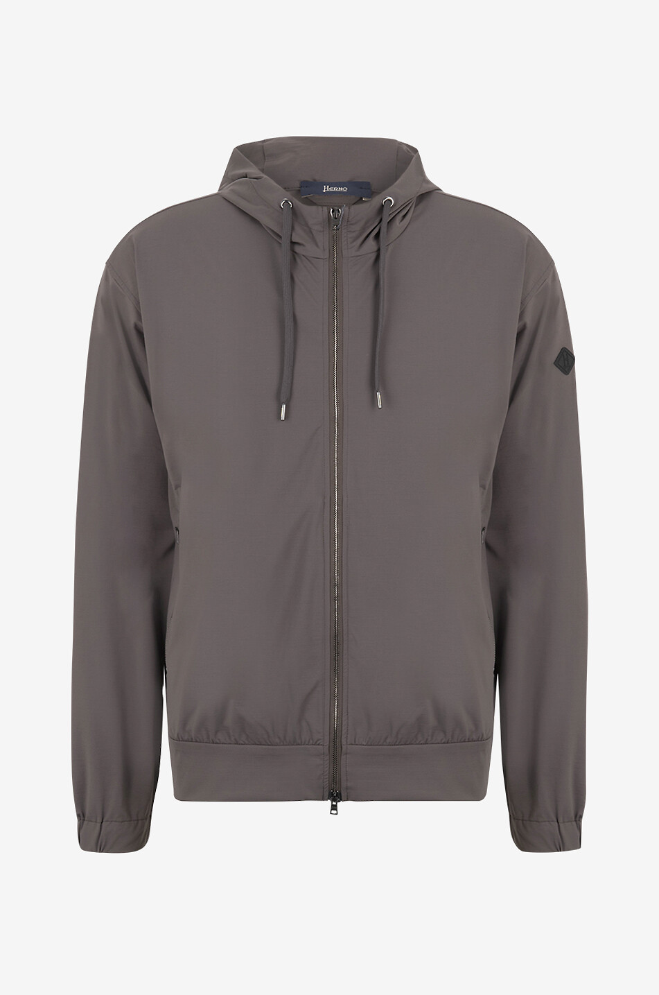 Hooded bomber jacket