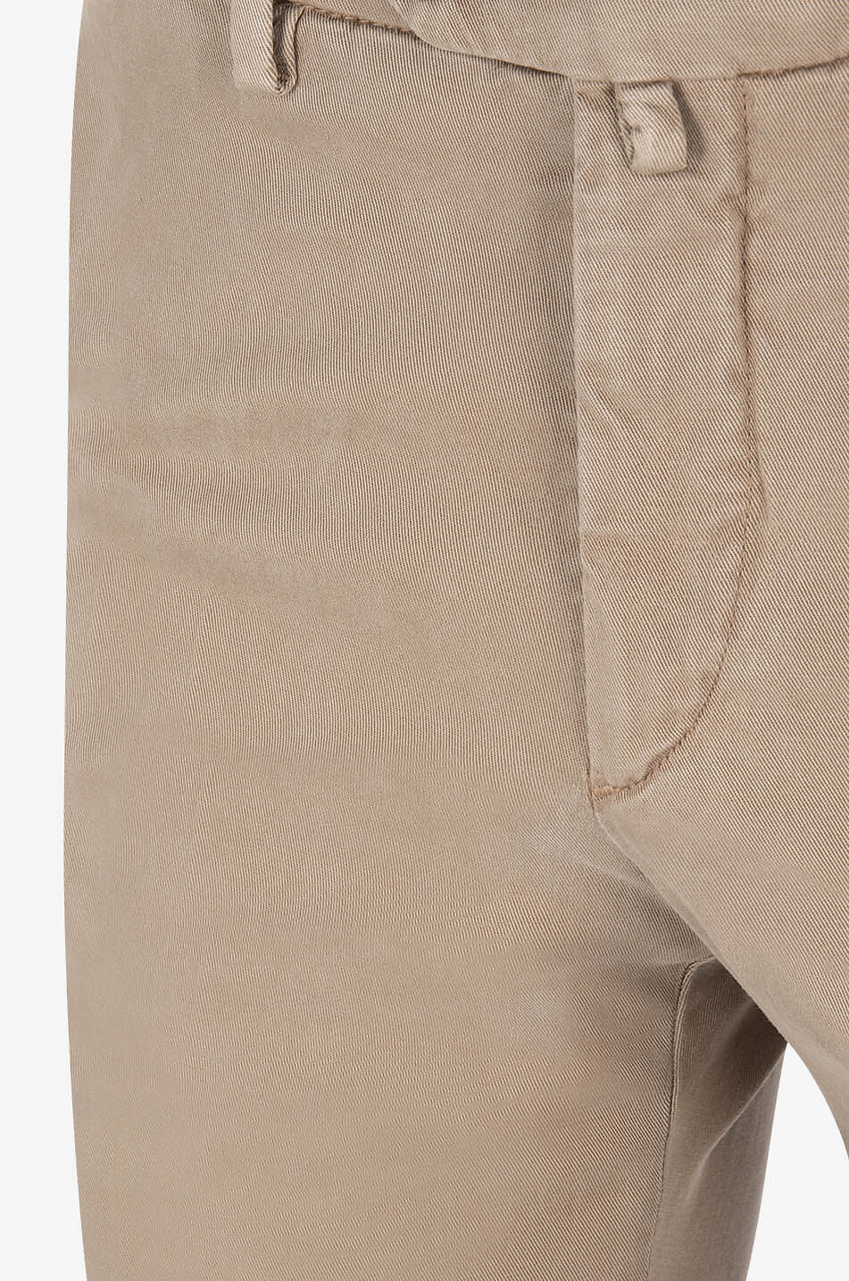 B SETTECENTO Chinohose aus Lyocell- und Baumwoll-Twill Herren BRAUN 3