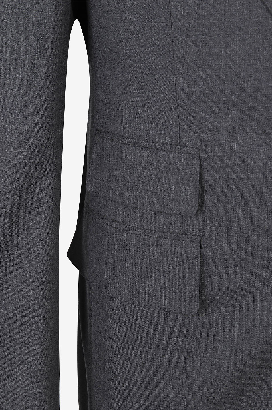 TOM FORD Shelton three-piece wool suit Men MEDIUM GREY 3