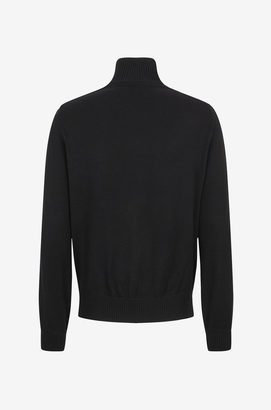 TOM FORD Wool and suede full-zip cardigan Men BLACK 2