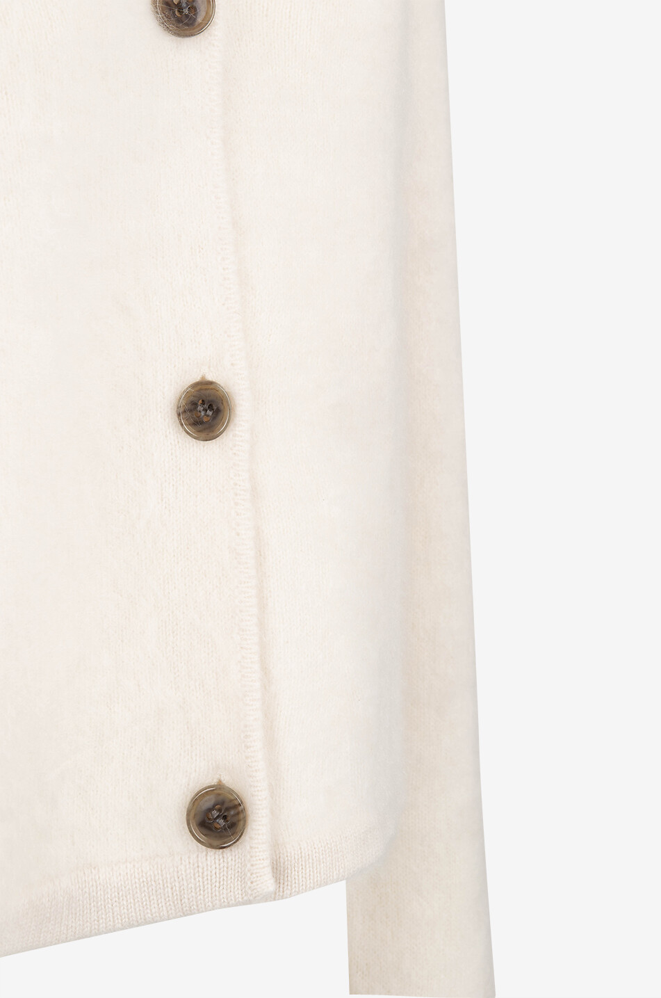 LISA YANG Cardigan court en cachemire Filippa Femme ROSE CLAIR 3