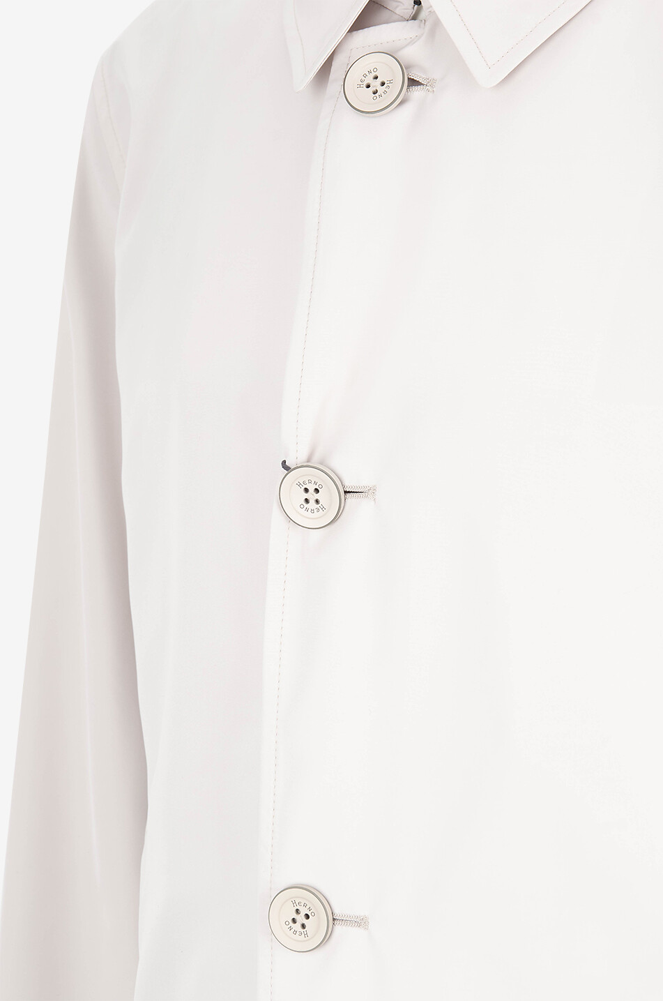 HERNO Imperméable à col chemise Homme Beige clair 3