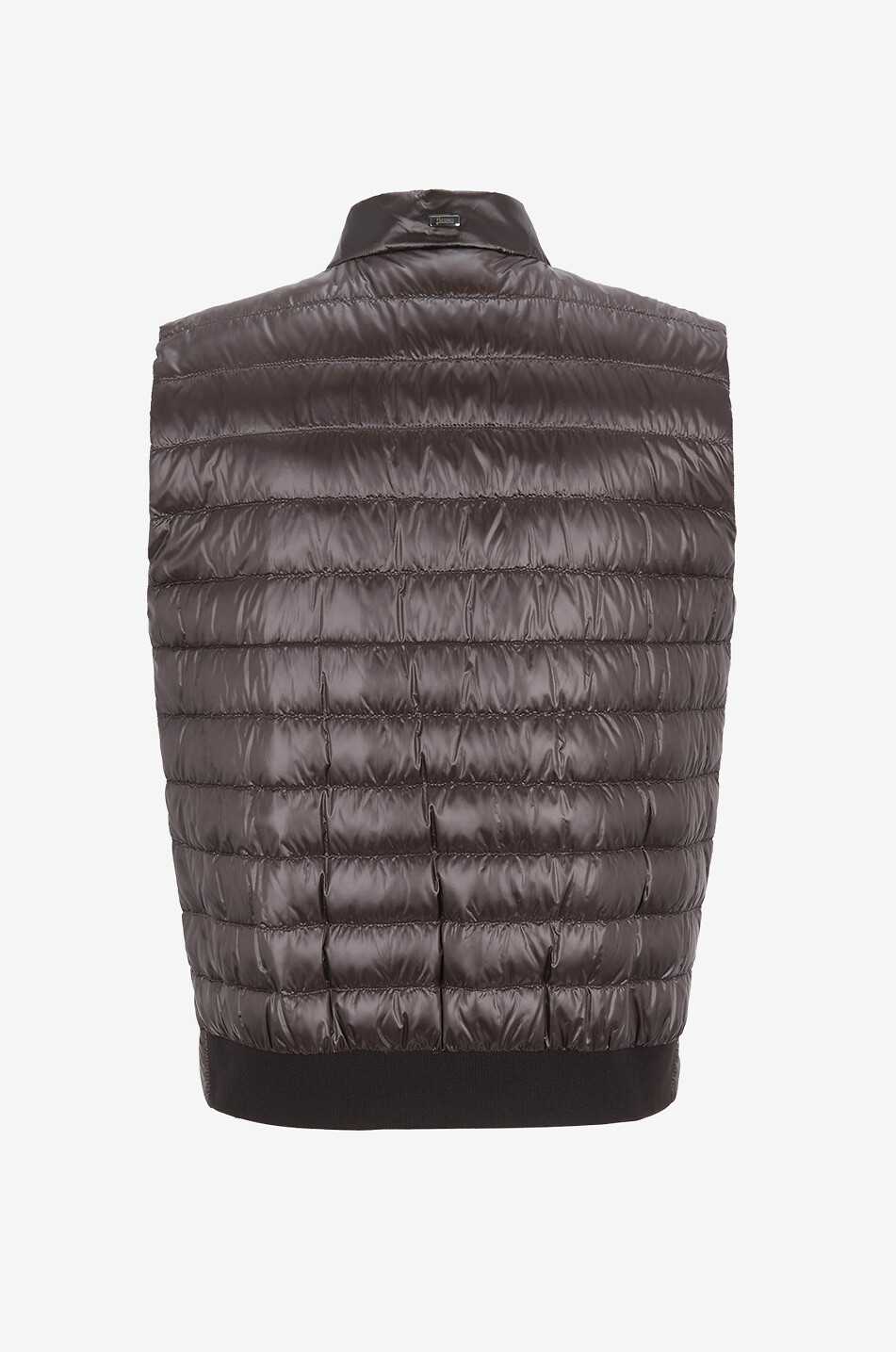 HERNO Gilet matelassé Homme MARRON FONCÉ 2