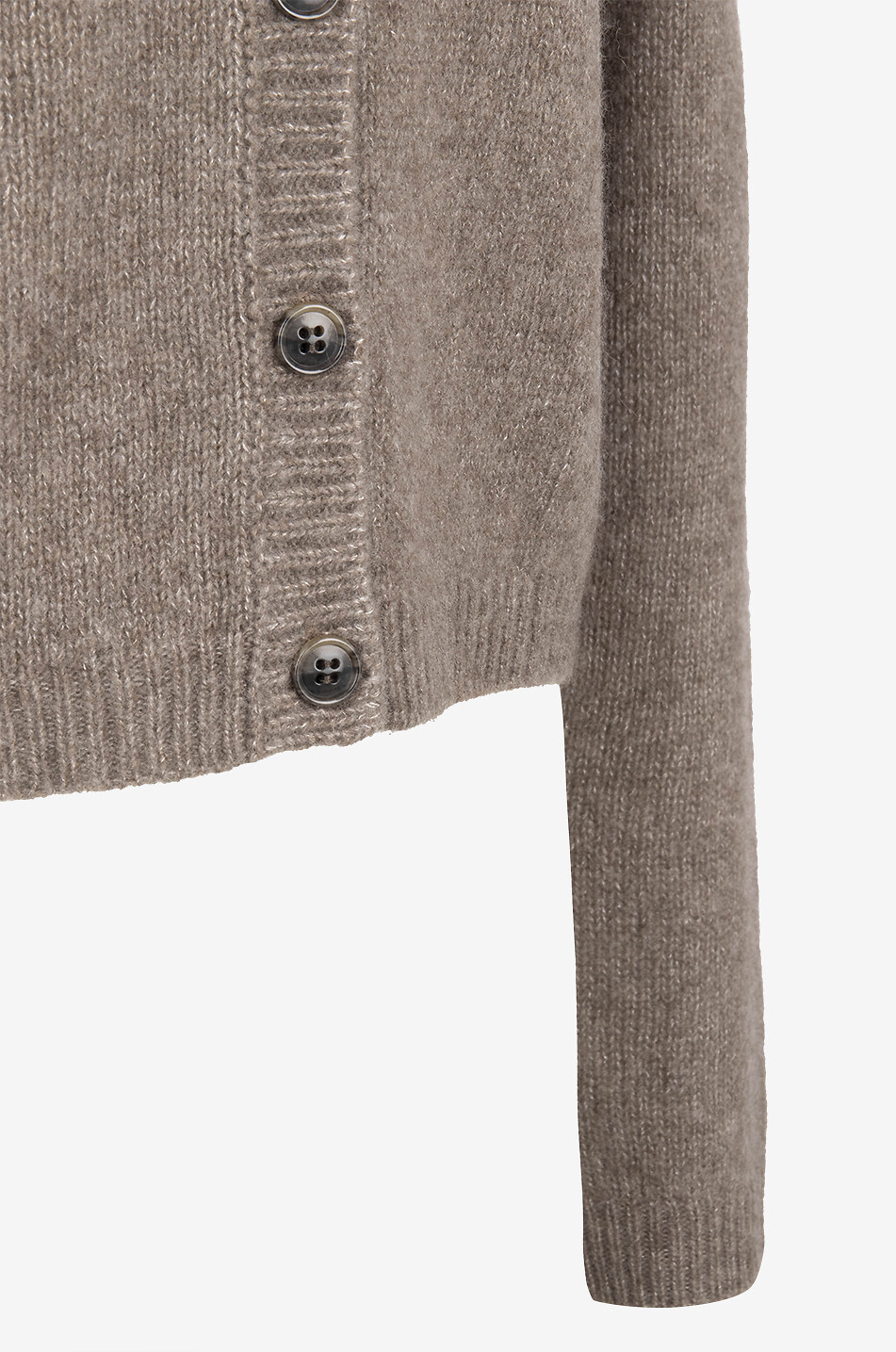 LISA YANG Felicia cashmere and silk cardigan Women BROWN 3