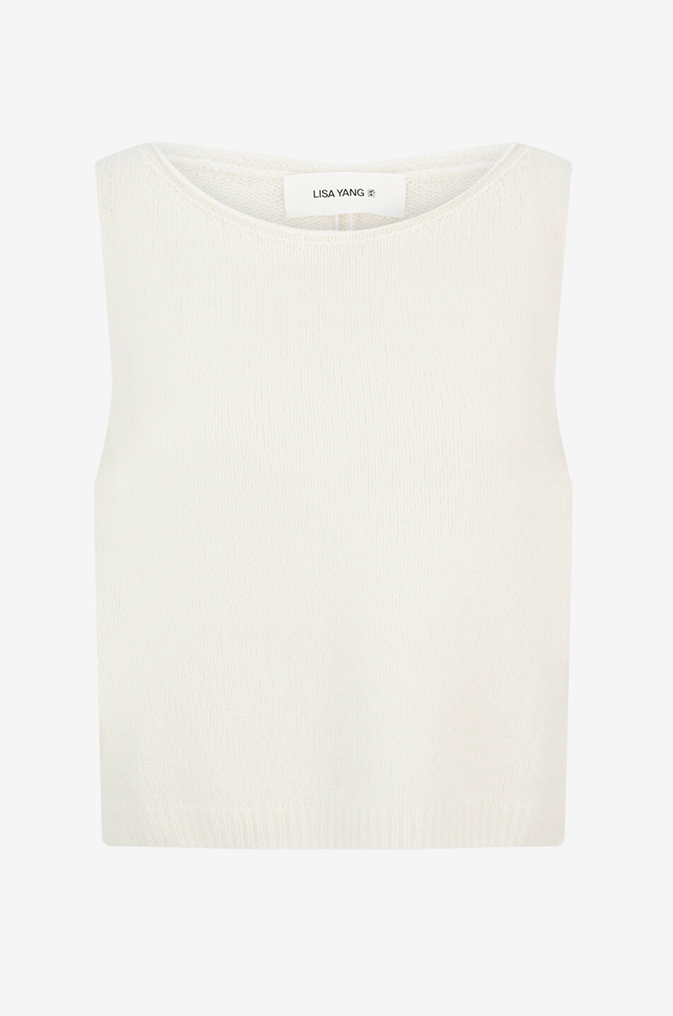 Top sans manches en cachemire et soie Devine