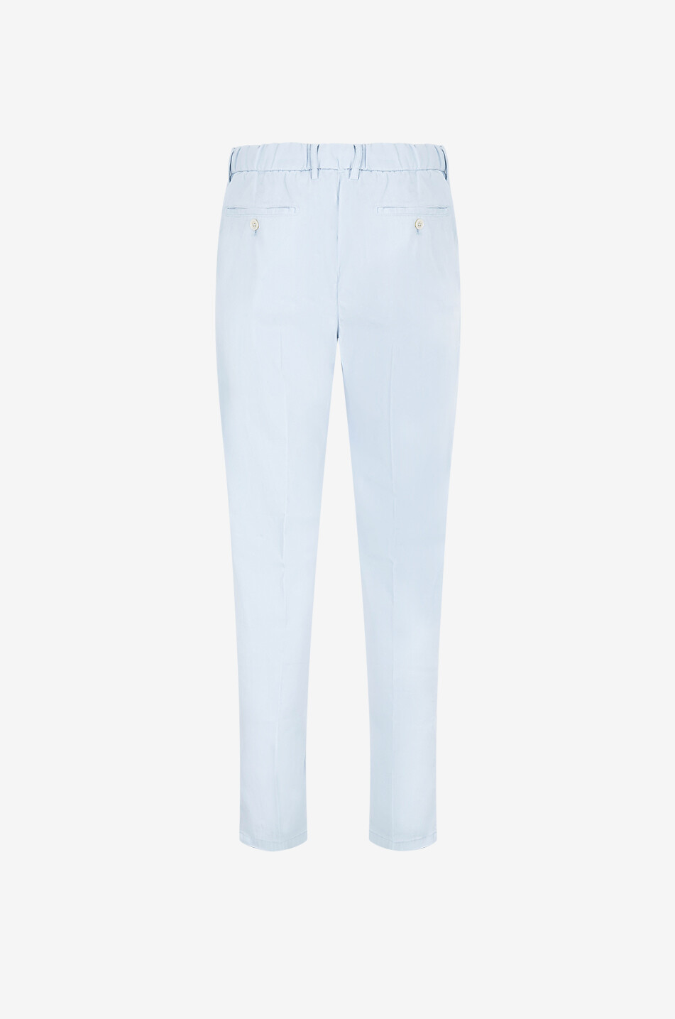 MARCO PESCAROLO Evo lyocell and cotton slim fit chino trousers Men LIGHT BLUE 2