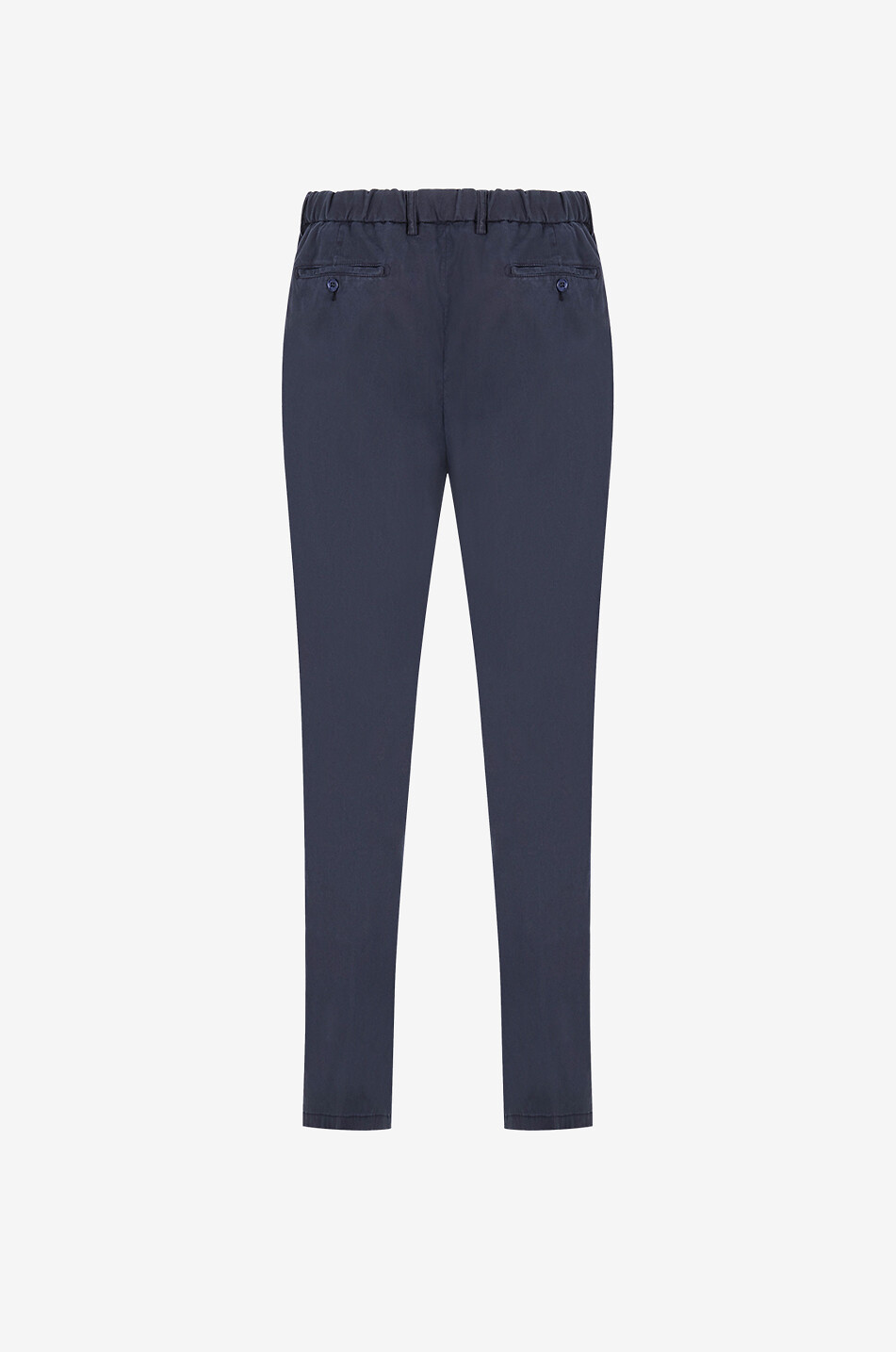 MARCO PESCAROLO Evo lyocell and cotton slim fit chino trousers Men DARK BLUE 2