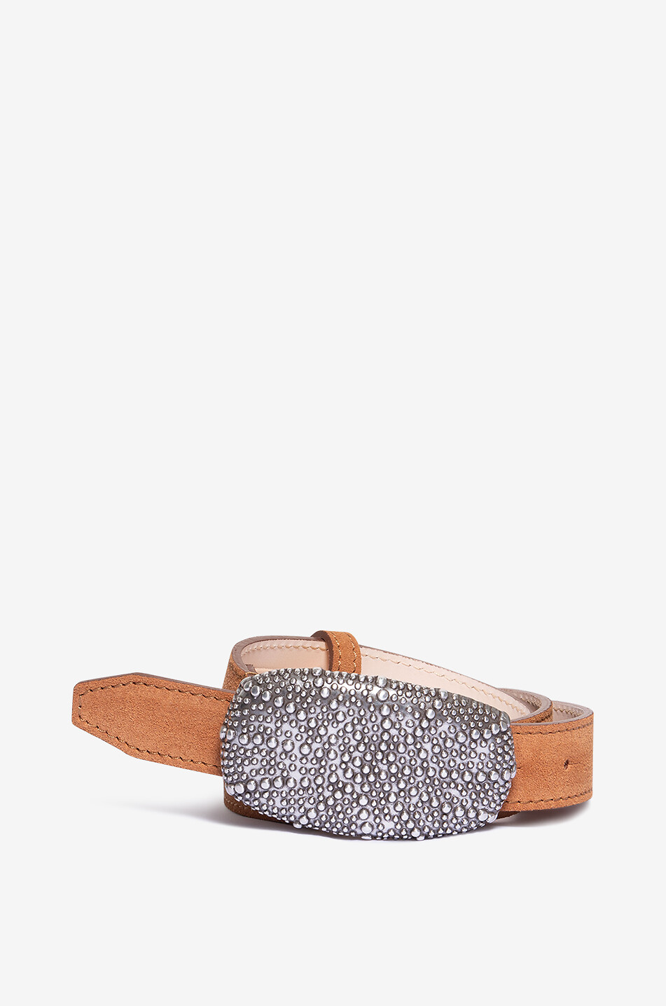 【送料&関税込】Golden Belt Molly Molly thin star-studded leather belt - 1.5 cm - GOLDEN GOOSE