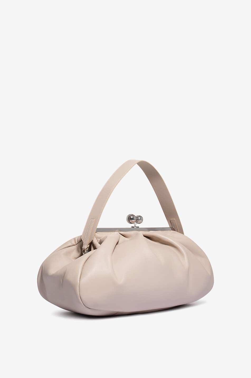WEEKEND MAX MARA Sac à main en cuir nappa Posticcino Provino Femme BEIGE 2