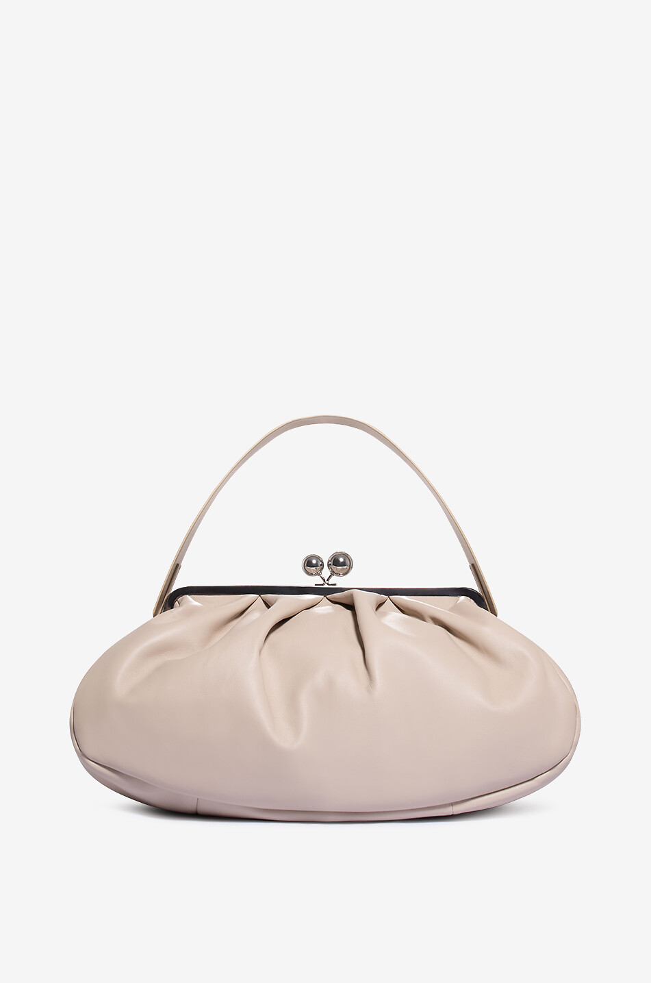 WEEKEND MAX MARA Sac à main en cuir nappa Posticcino Provino Femme BEIGE 3