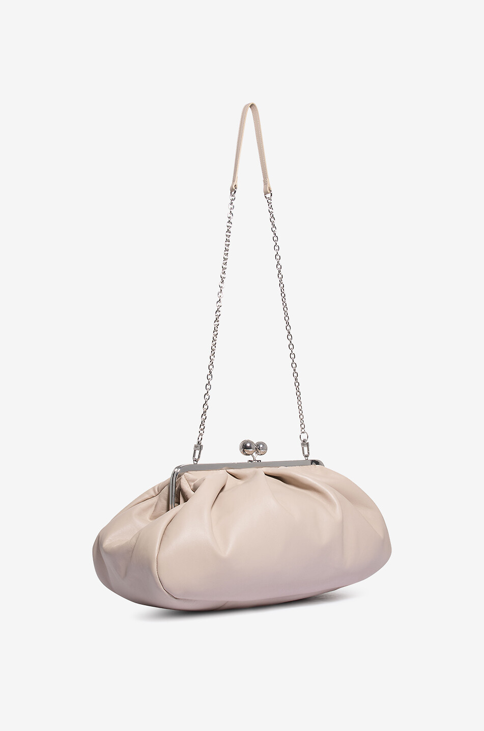 WEEKEND MAX MARA Sac à main en cuir nappa Posticcino Provino Femme BEIGE 5