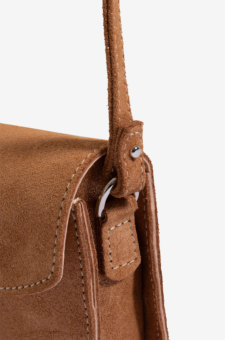 BERTHILLE Sac porté épaule en dami métallisé Trotter XL Femme DORE 5