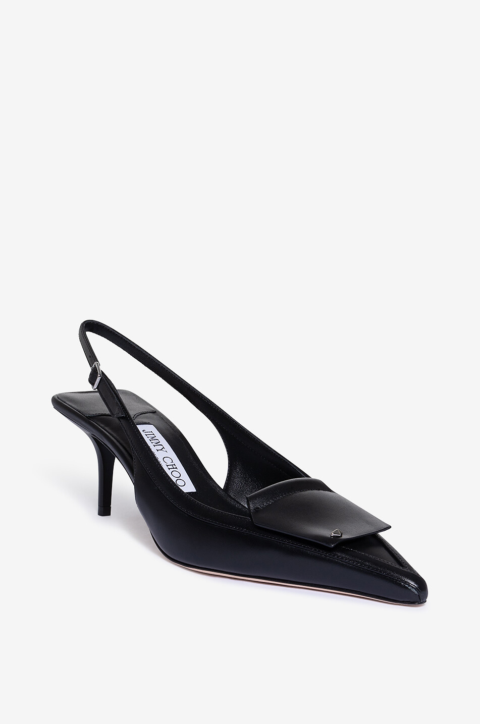 JIMMY CHOO Slingback-Pumps aus Glattleder Frances 60 Damen SCHWARZ 1