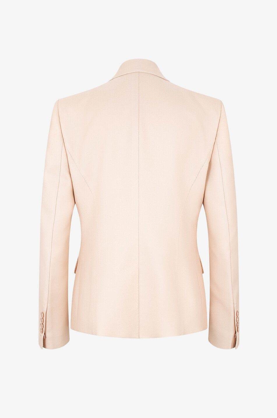 Single-breasted wool and silk twill blazer