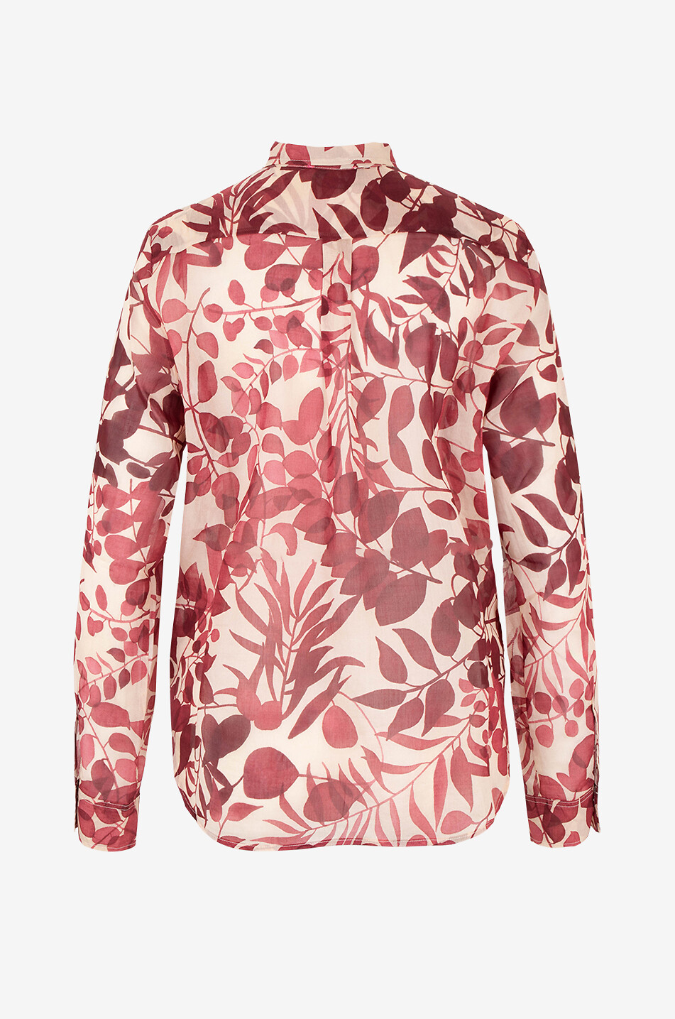 FORTE FORTE Nuages Fleuries cotton and silk loose shirt Women RED 2