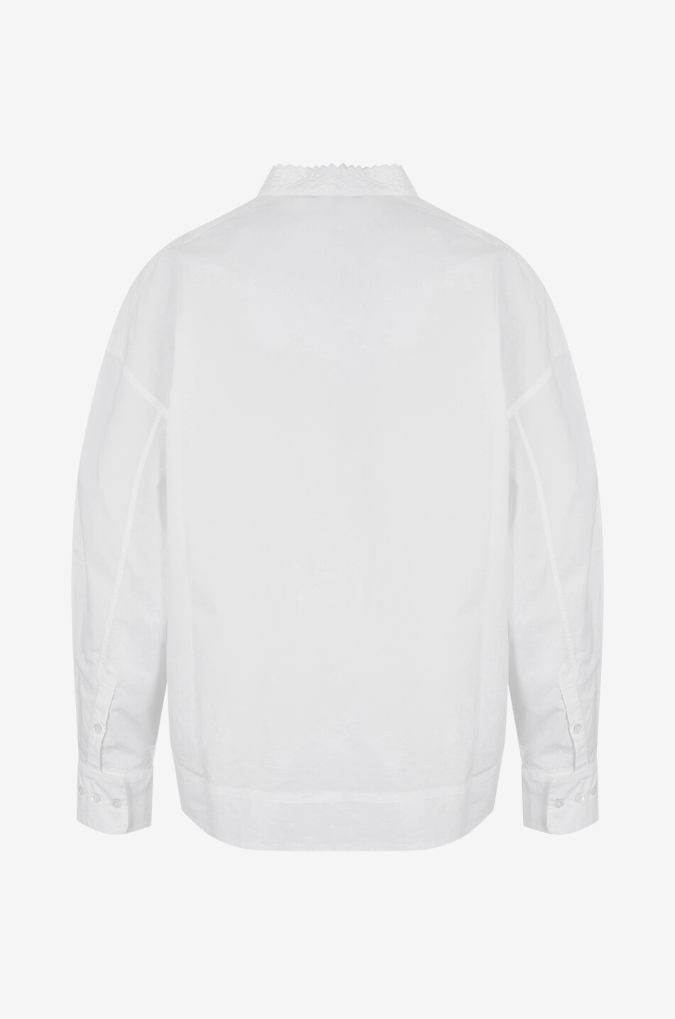 SOEUR Chemise à manches longues en coton Poeme Femme BLANC 2