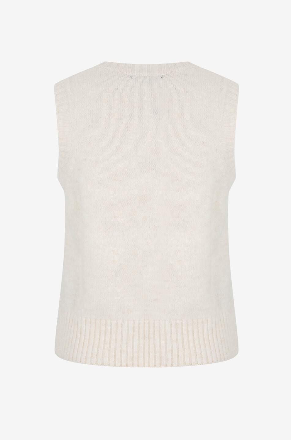 SOEUR Pull sans manches Namaste Femme BLANC CASSE 2