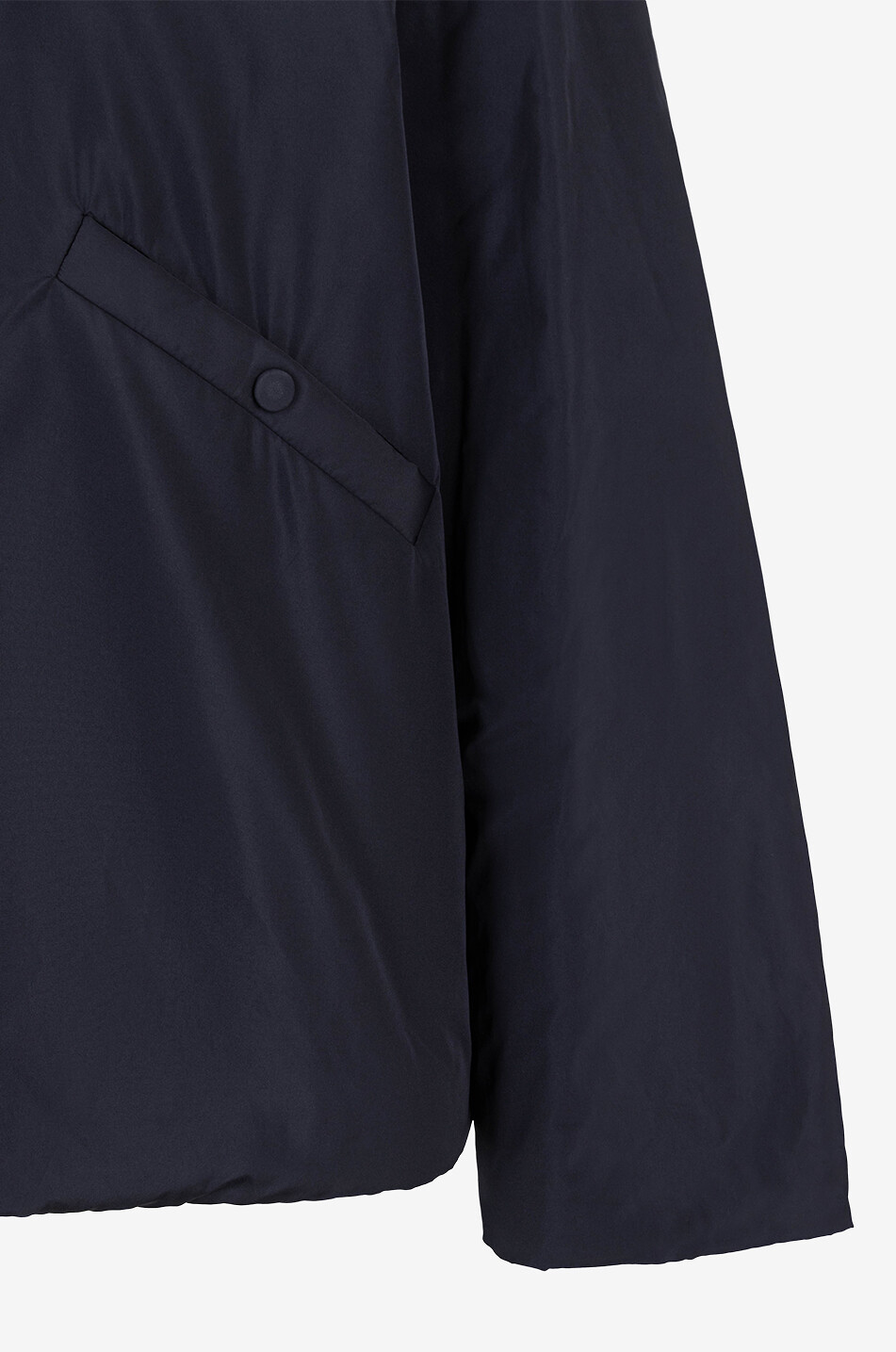 Watierte weite Taft-Hemdjacke Filo Diamanté