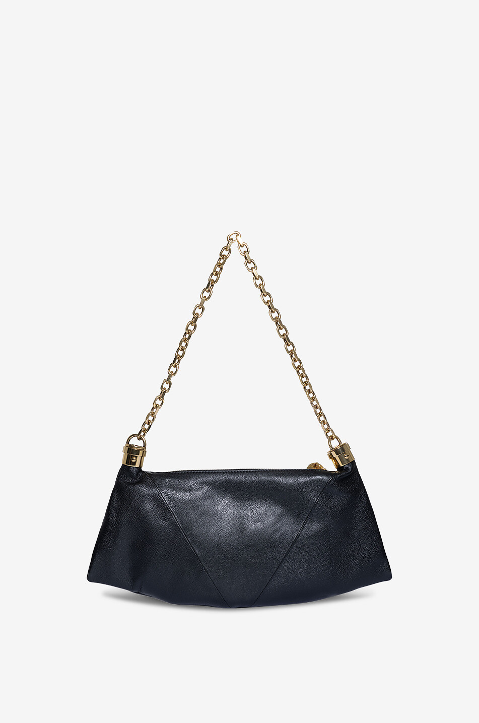 CHLOE Chloé Foulard Small grained buffalo leather hobo bag Women BLACK 3