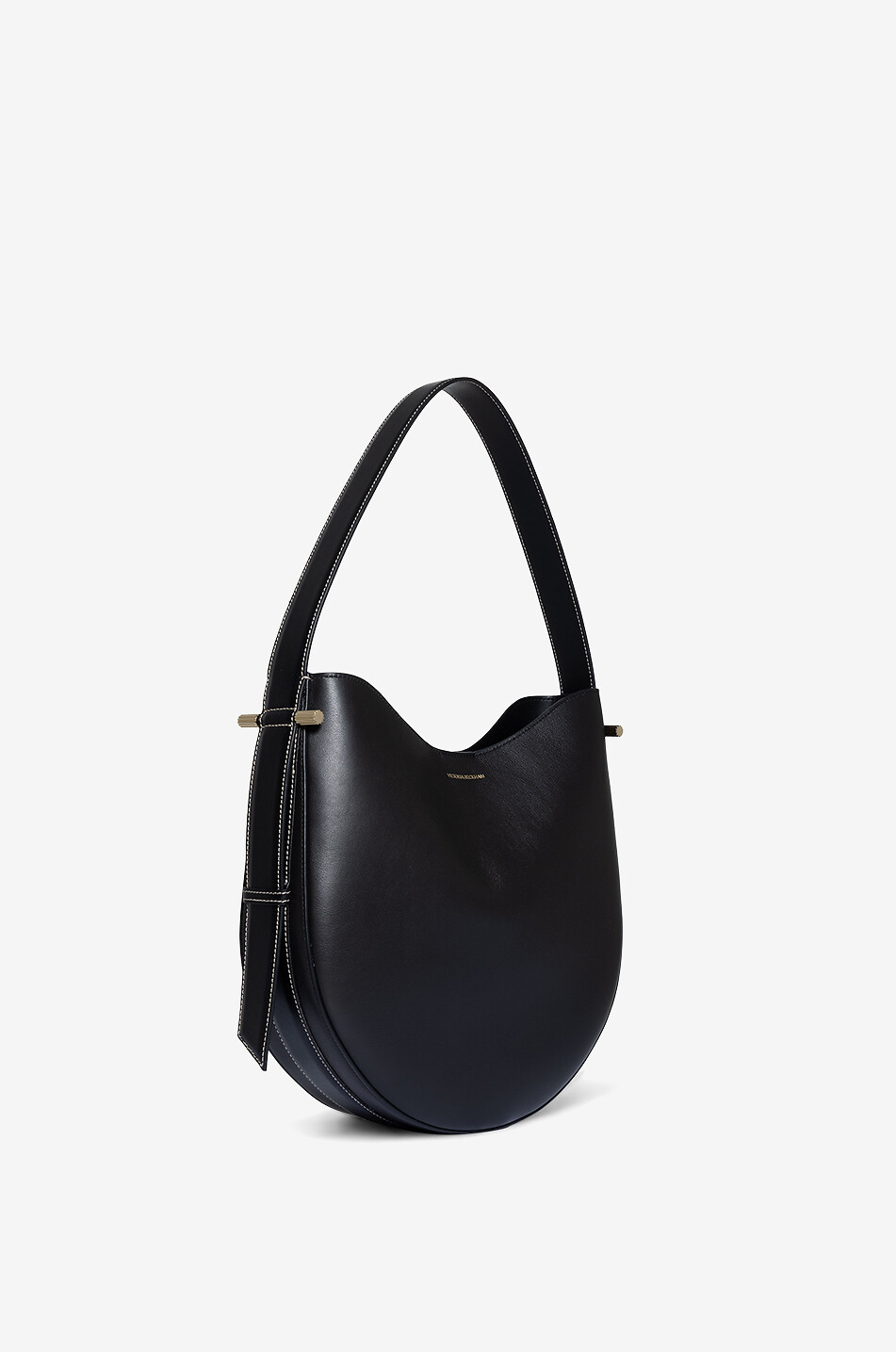 VICTORIA BECKHAM Hobotasche aus glattem Kalbsleder Dia Damen SCHWARZ 2