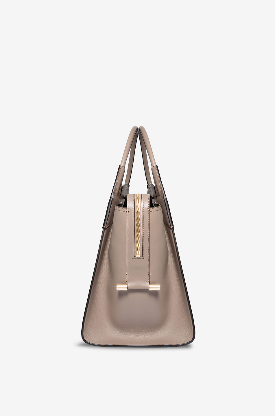 VICTORIA BECKHAM Victoria grained and smooth leather handbag Women [akeneo-beigefonce] 4