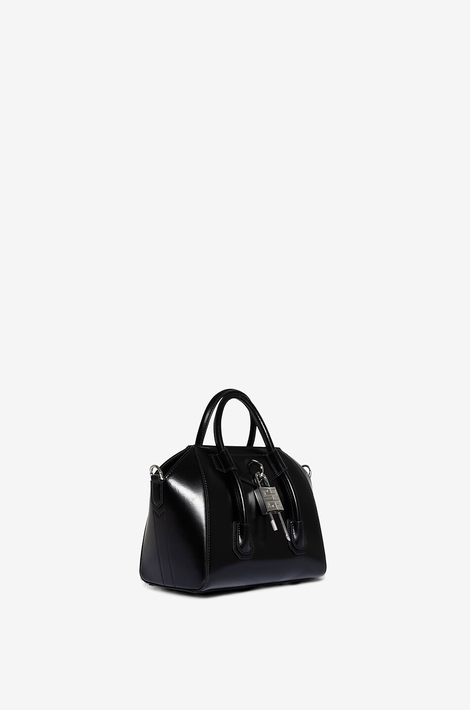Handtasche aus Glattleder Antigona Lock Mini
