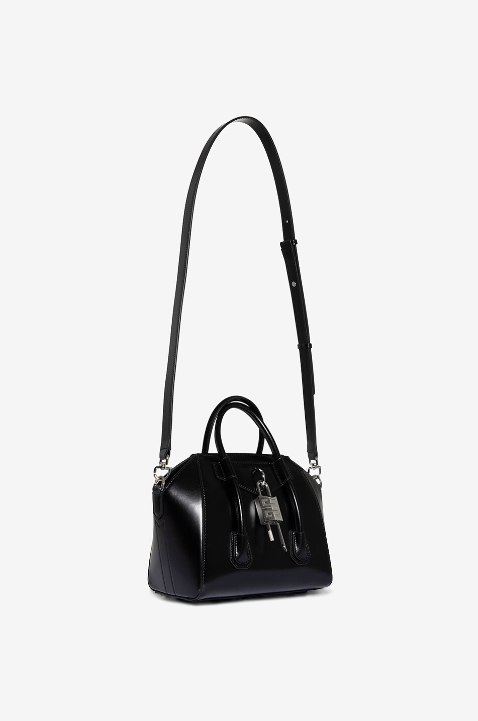 Handtasche aus Glattleder Antigona Lock Mini