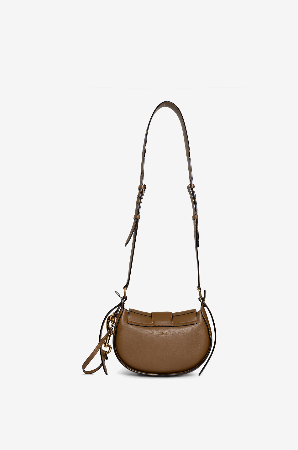 CHLOE Schultertasche aus Glattleder Chloé Ride Small Damen DUNKLES KHAKI 3