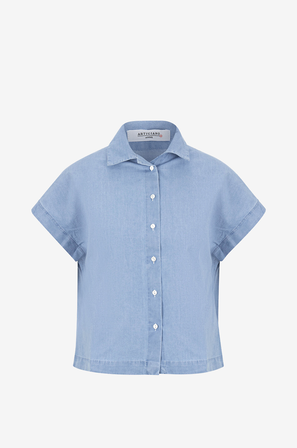 Kada denim short-sleeved shirt