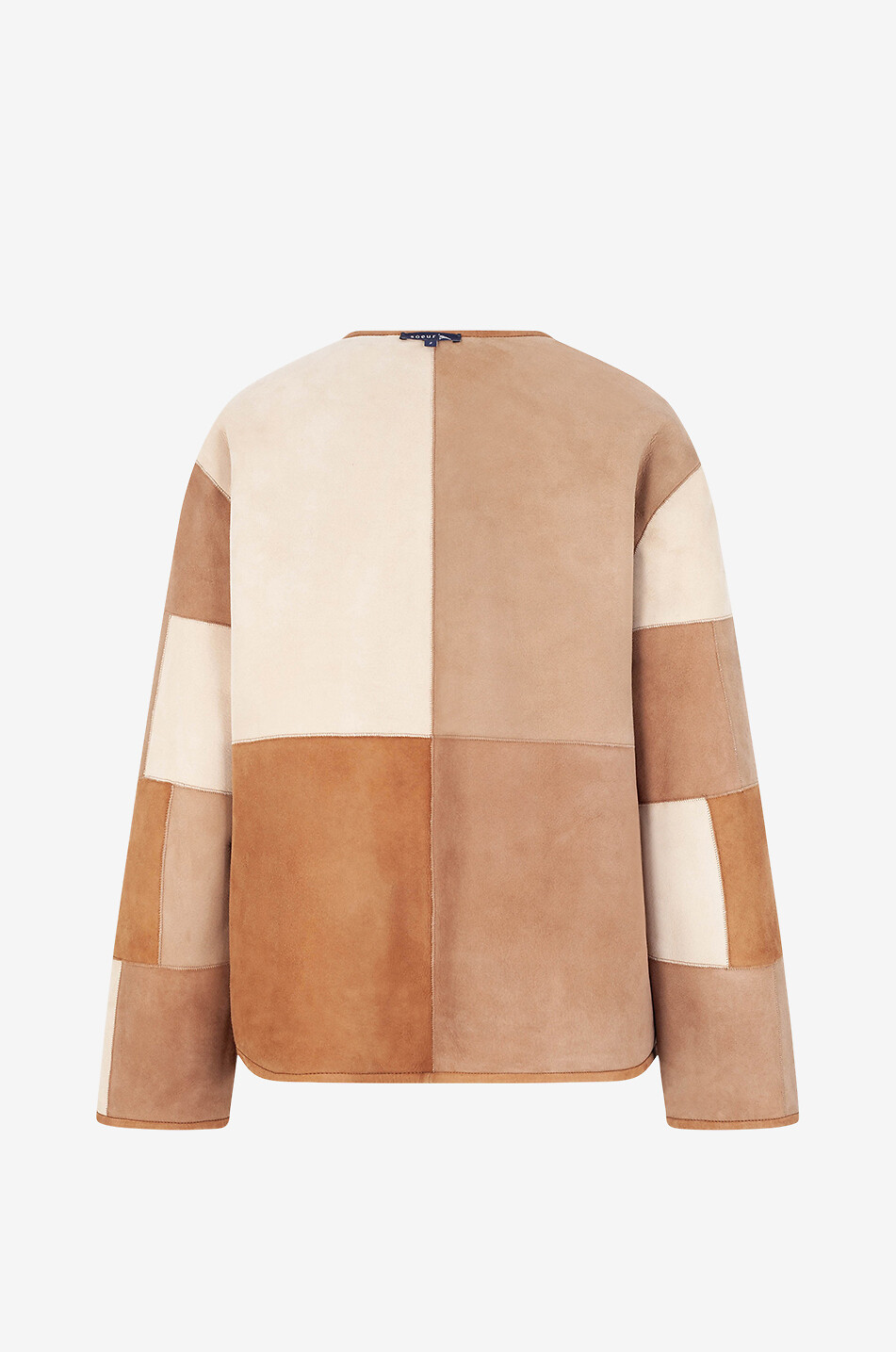 SOEUR Woori short patchwork reversible jacket Women BEIGE 9