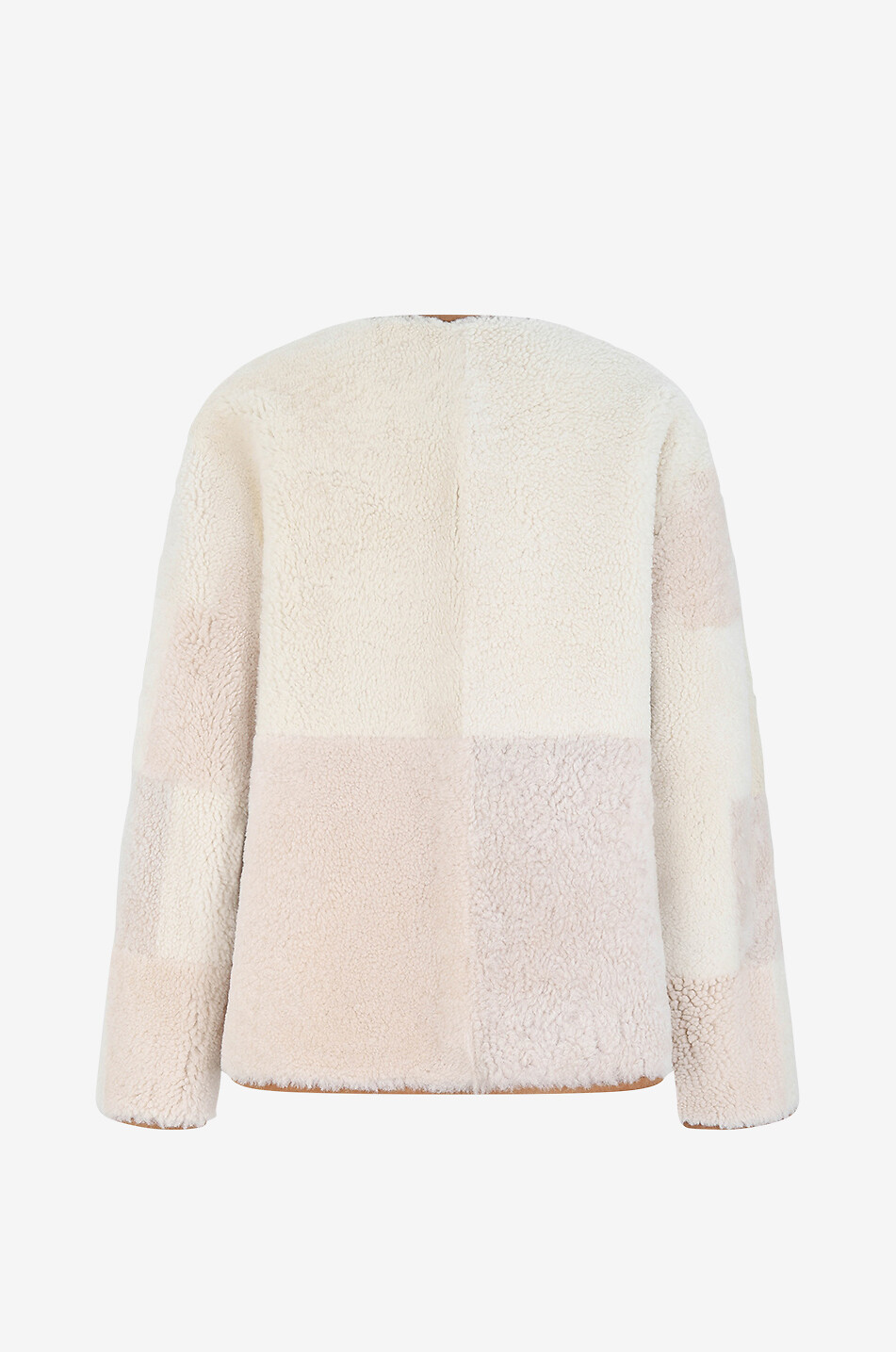 SOEUR Woori short patchwork reversible jacket Women BEIGE 8