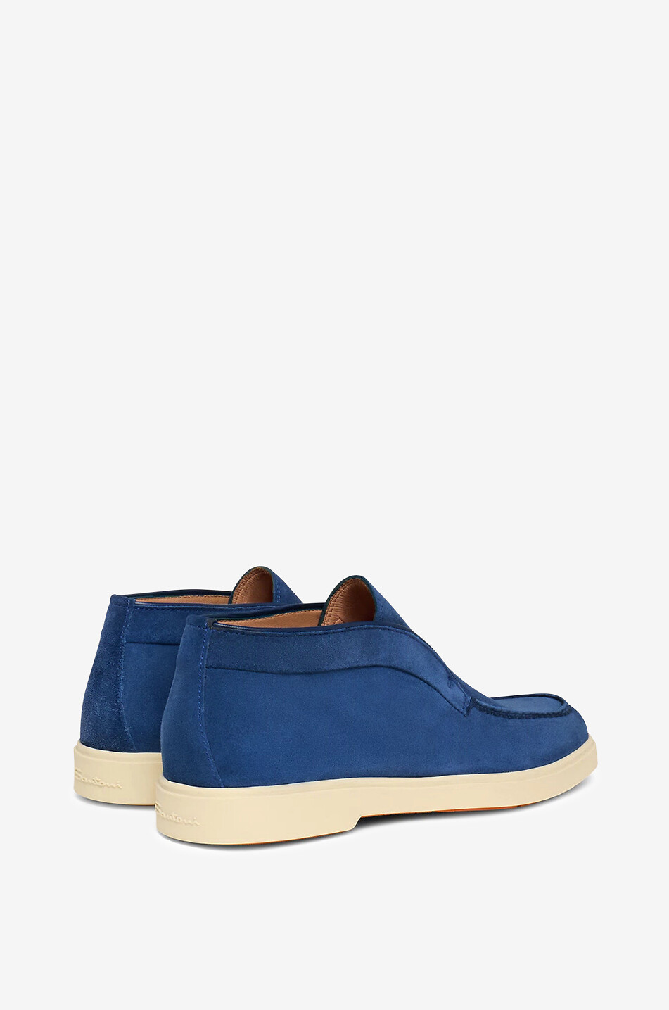SANTONI Loafer spirit suede ankle boots Women MEDIUM BLUE 3