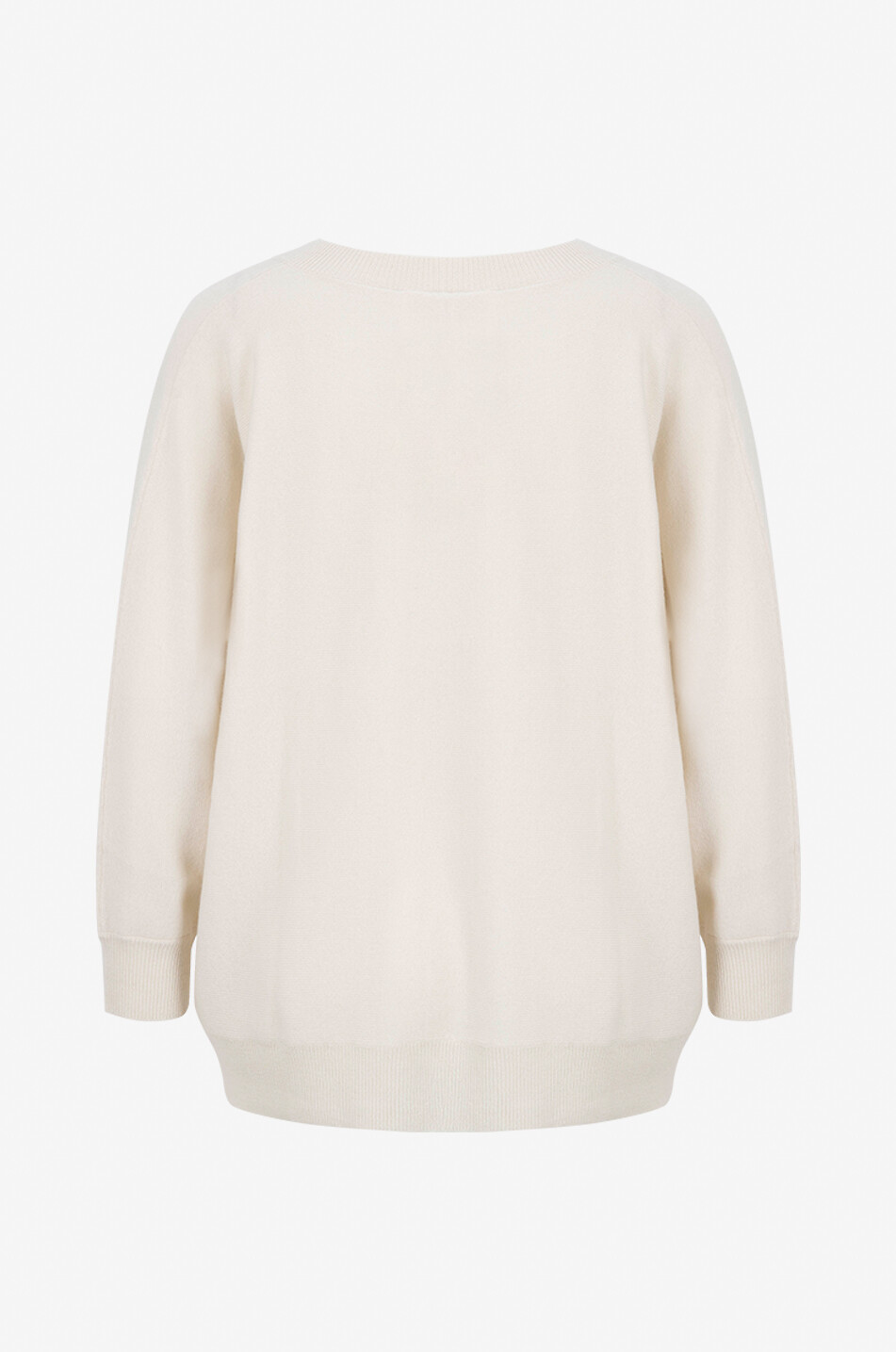 LISA YANG Kenny cashmere V-neck jumper Women EGGSHELL 2