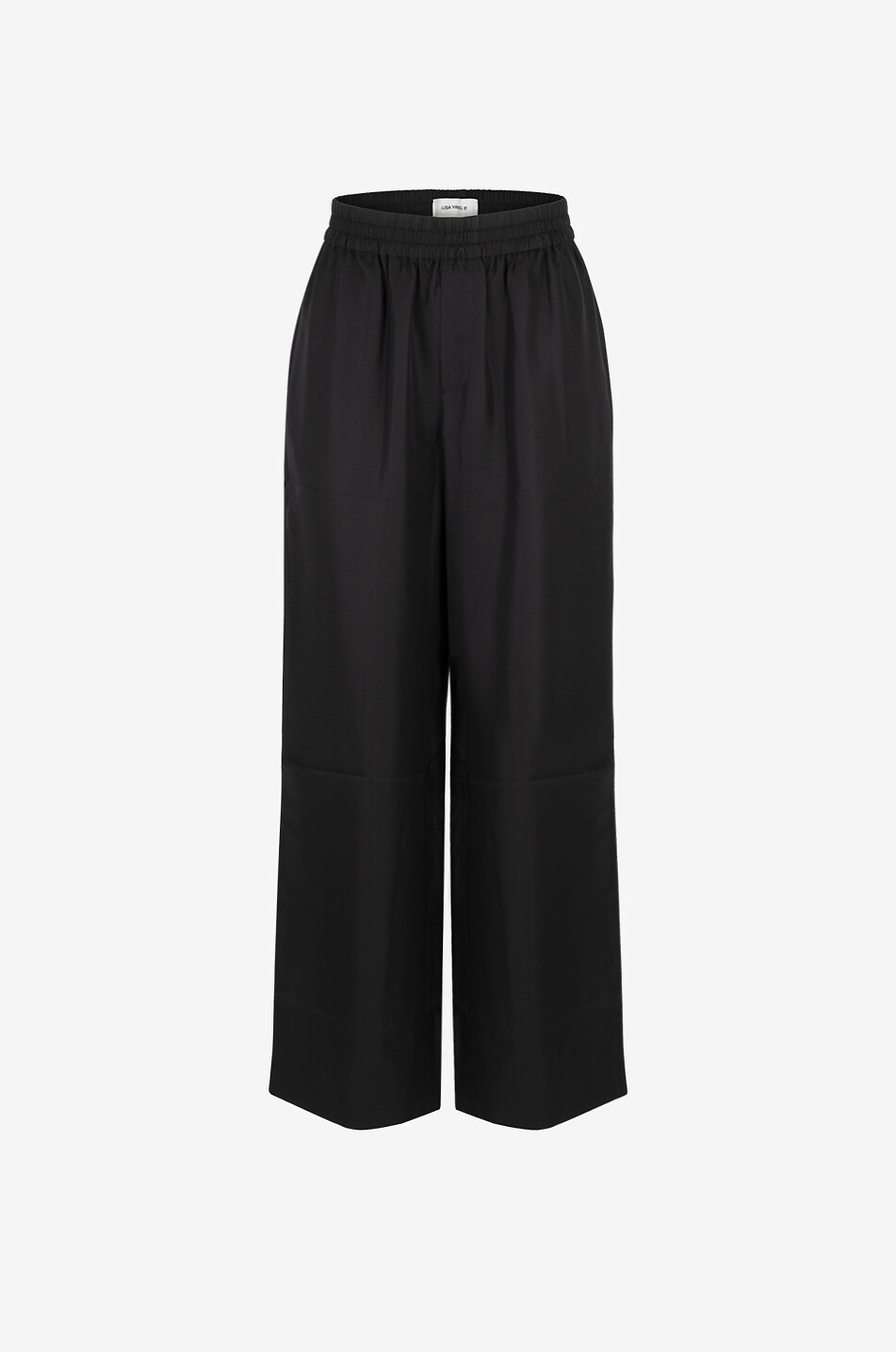 Hose mit weitem Bein aus Seide The Wide Leg