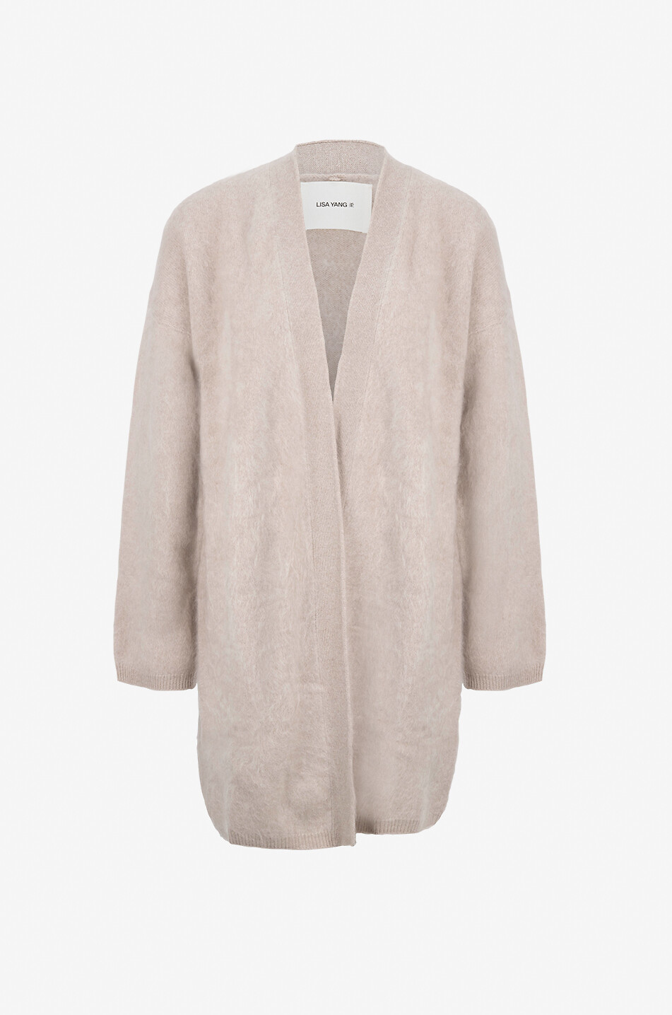 LISA YANG Amina cashmere cardigan Women Light beige 1
