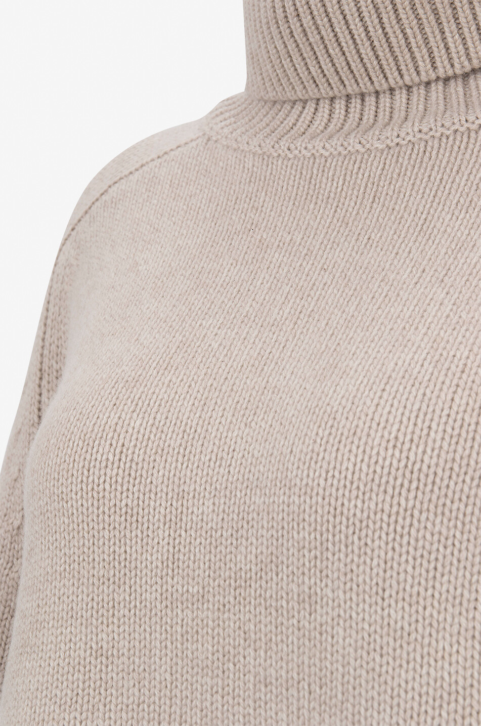 LISA YANG Pullover mit Stehkragen aus Kaschmir Cathie Damen Hellbeige 3