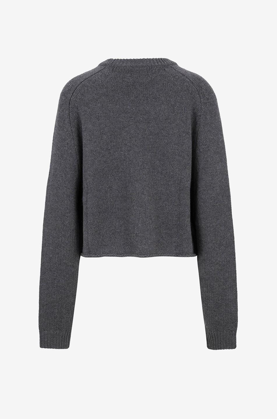 LISA YANG Pullover mit Rundhalsausschnitt aus Kaschmir Karine Damen DUNKELGRAU 2